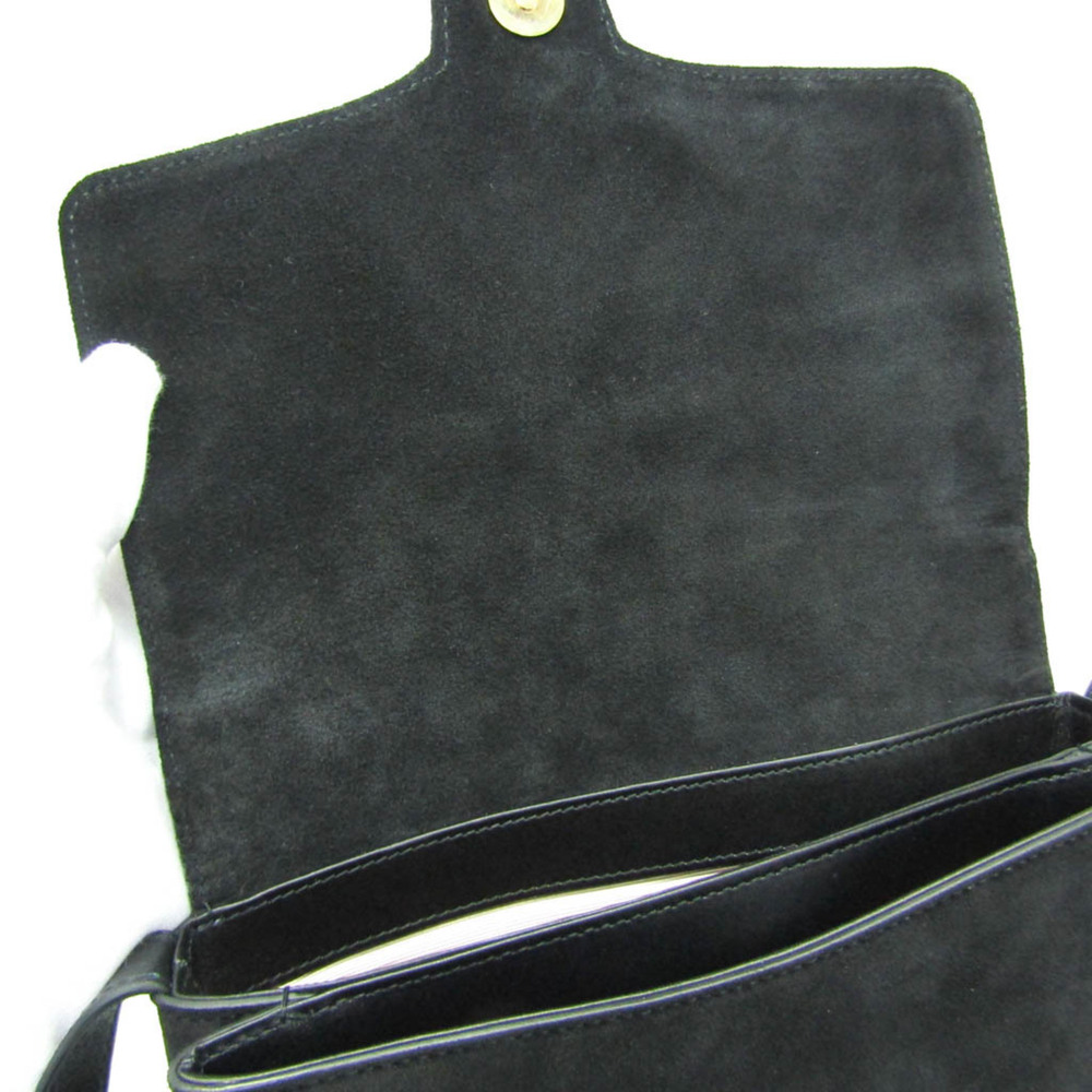 GUCCI Authentic Black Leather Shoulder Bag - Picture 11 of 14